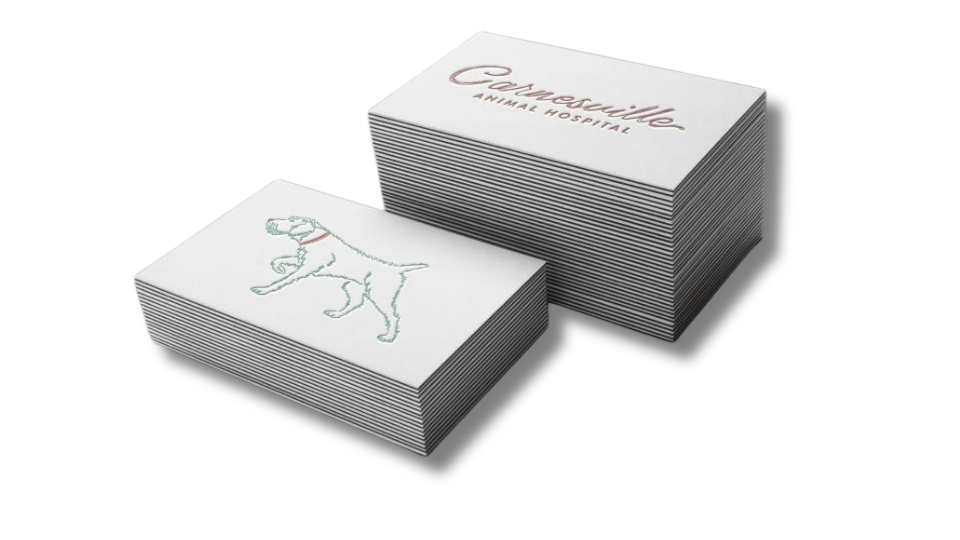 Toothy Thomson business cards